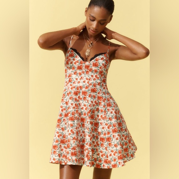 Anthropologie | Dresses | Nwt Anthropologie Maeve Lacetrim Sweetheart Mini  Dress | Poshmark